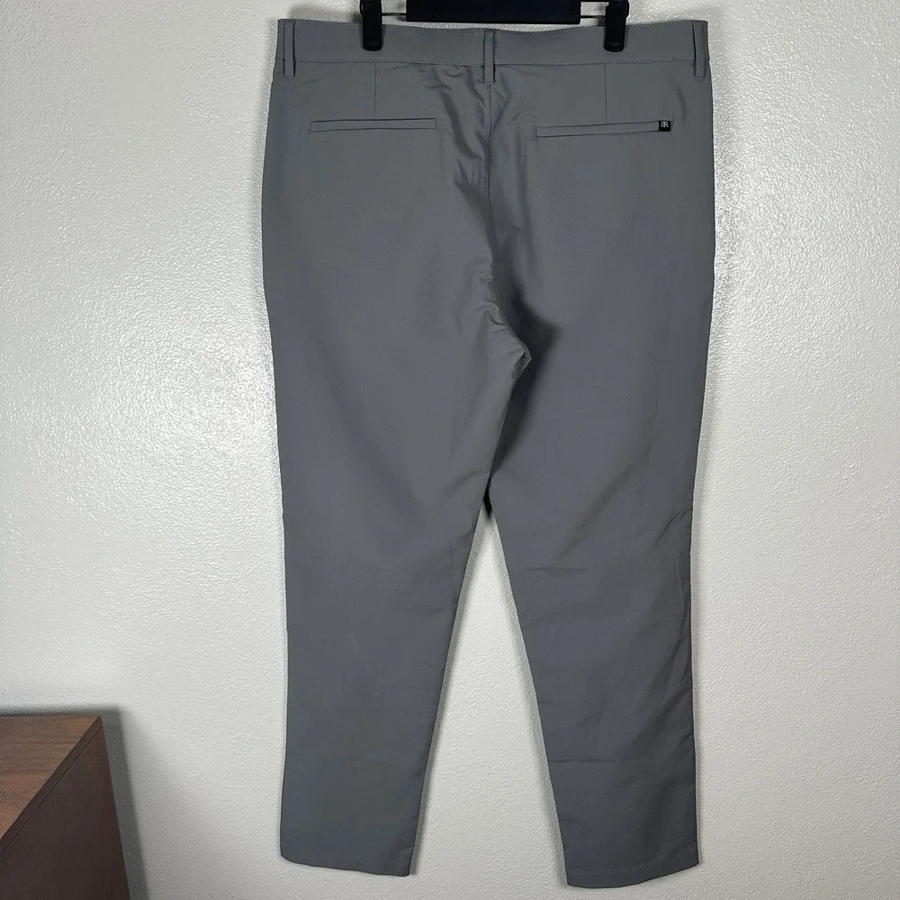 Banana Republic Traveler Slim Fit Pants Mens Size 36x32 Gray Performance Golf